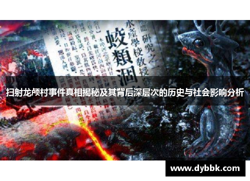 扫射龙颅村事件真相揭秘及其背后深层次的历史与社会影响分析